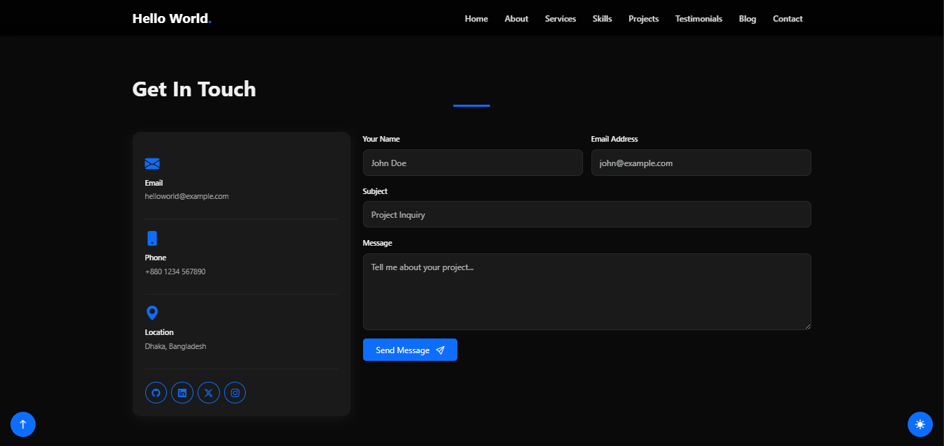 Portfolio Website