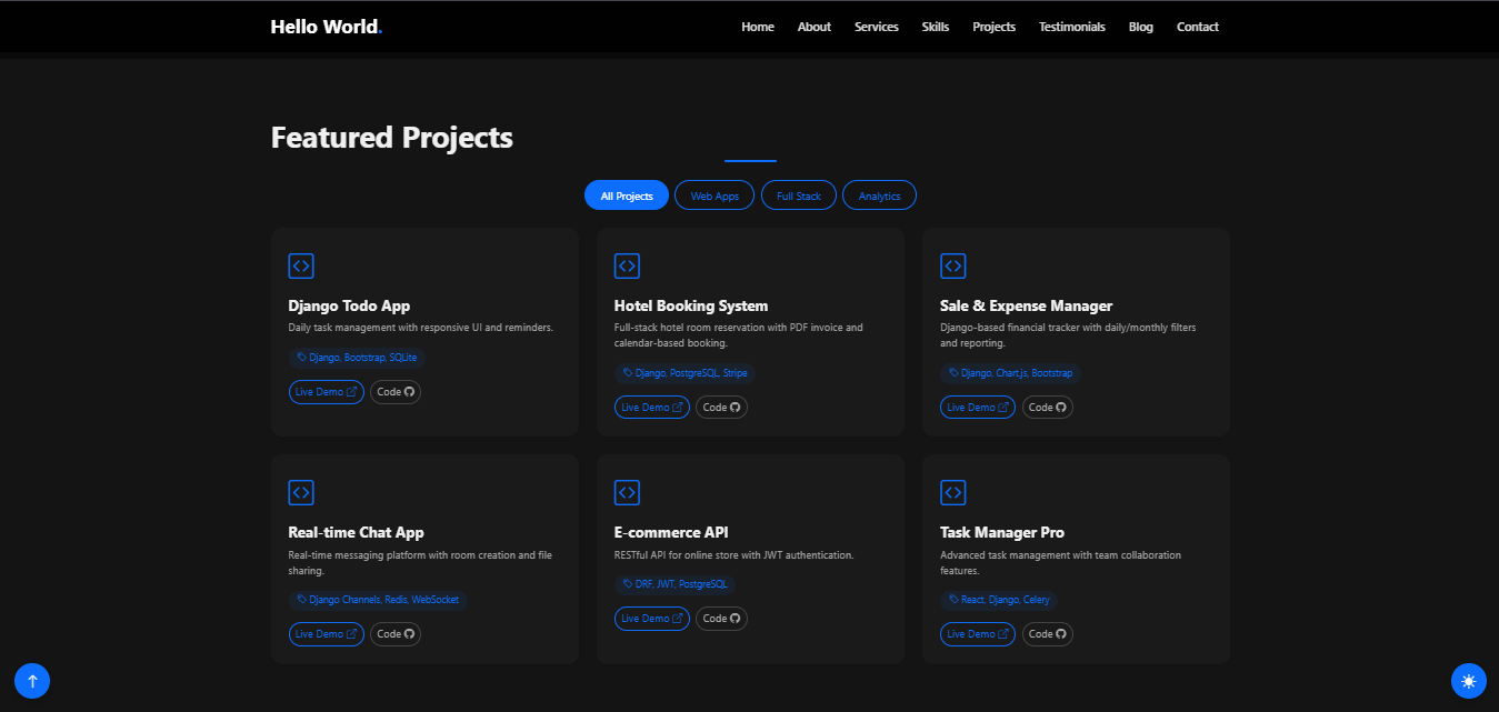 Portfolio Website