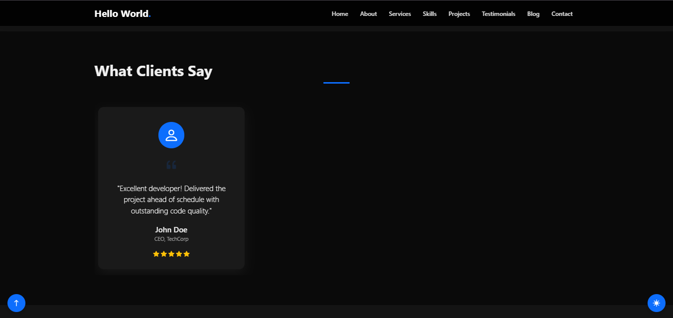 Portfolio Website